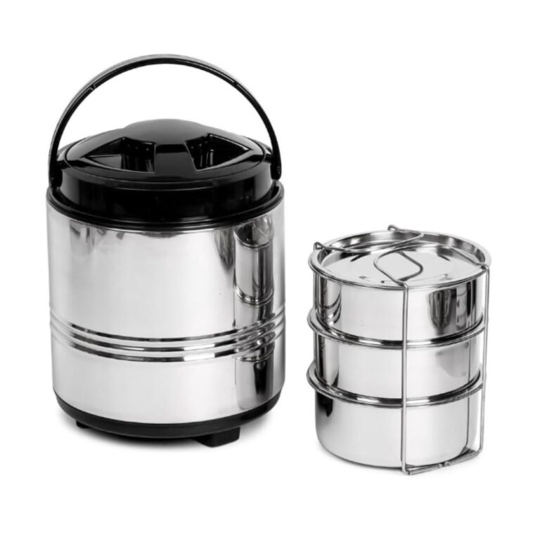 stainless steel lunch box 3 bowl