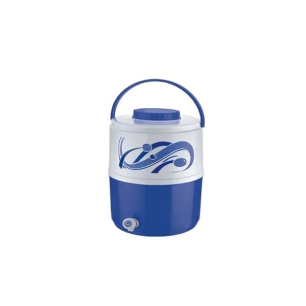 Brown insulated plastic water jug 12L