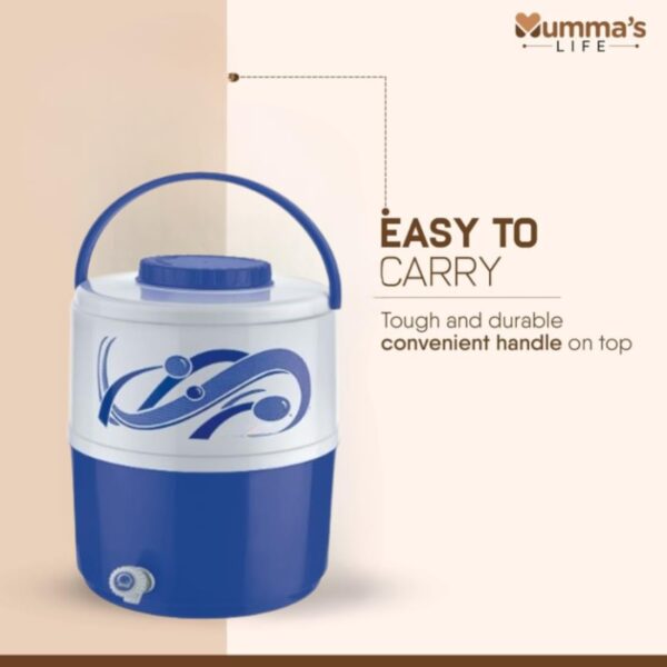 Rotary tap plastic water container