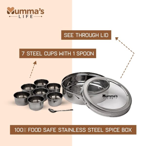 durable spice Stainless-steel container