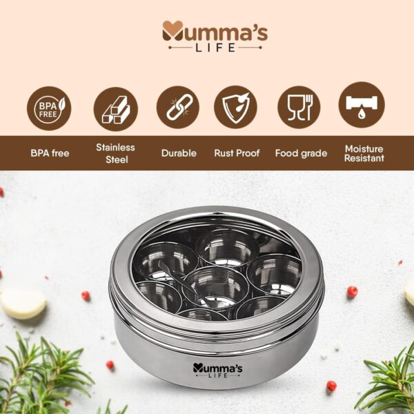 7 compartment masala box