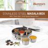 steel masala box