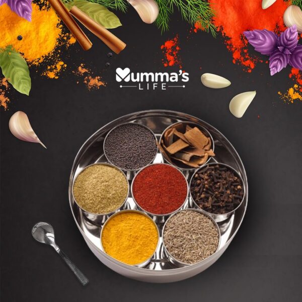 stainless steel spice box