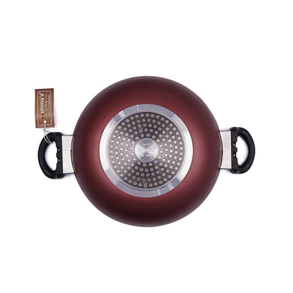 Ergonomic handle non-stick kadhai